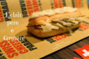 Éclair pere e Gruyère