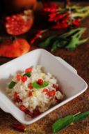 RISOTTO CON MELAGRANA E MELE RENETTE