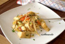 Pasta trenette e carciofi alla ligure