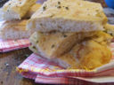 Focaccia con Salvia, Rosmarino e sale dell'Himalaya