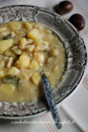 ZUPPA DI CIPOLLE PATATE E CASTAGNE