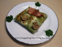 LASAGNE VERDI CON PROSCIUTTO E FUNGHI