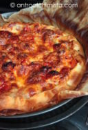Torta Salata con Pomodorini al Forno e Mozzarella