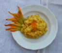 Risotto fiori di zucca e arancio
