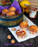 Muffins mandorle, limone e marmellata di fragole bio e un nuovo arrivo... peloso!