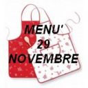 Menù per il 29 novembre