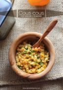 Cous cous con verdure e scamorza