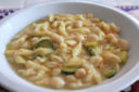 Pasta, fagioli, zucchine e fiori!