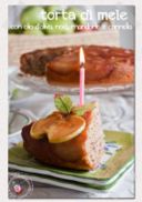 Torta di mele all' olio d'oliva con  noci, mandorle e cannella