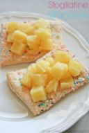 Sfogliatine all'ananas / Pineapple puff pastry rectangles