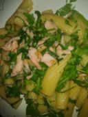 Pasta salmone e rucola