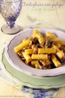 Tortiglioni con polipo e frutti di mare