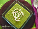 Vellutata di zucchine con seppie al lime