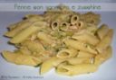 Penne con sgombro e zucchine