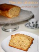 Plumcake all'arancia con miele e noci