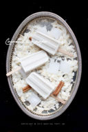 Ghiaccioli al cocco (coconut ice pops)