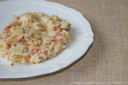 Risotto porri e speak / Rice with leeks and speck