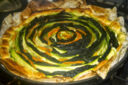 Torta salata variegata