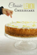 Buon Anno con Re-Cake: Classic Lemon Cheesecake!