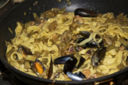 Tagliatelle ai frutti di mare e carciofi
