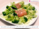 Involtini di salmone affumicato, grana e broccoli