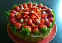 torta fragole e pistacchio