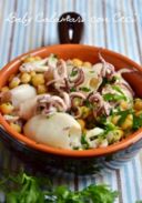 Lessons of Tapas : Baby calamari con ceci