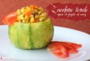La "contaminazione" continua - Zucchine tonde ripiene di fregola al curry