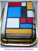I falsi d'autore: torta Mondrian!