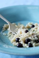 risotto ai mirtilli [che avanzarono dalla macedonia]