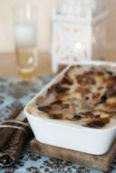 Lasagne verdi con radicchio, prosciutto e scamorza dolce