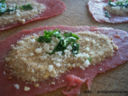 Spiedini di carpaccio di manzo