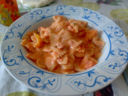 Pasta con pomodoro e ricotta