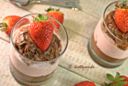 Tumbler di cioccolato mascarpone e fragole