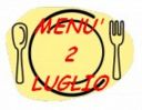 Menù per il 2 luglio