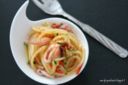 Spaghetti con Zucchine, Calamari dell'Atlantico e Bottarga.. sapore d'estate..