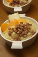 Risotto zucca,taleggio e pancetta.