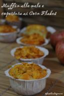 Muffin alle mele e copertura ai Corn Flakes