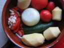 Curry di patate e pomodori