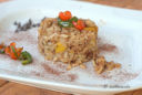 Risotto ai peperoni mantecato al cioccolato