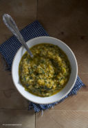 Zuppa di zucca, cavolo nero e quinoa