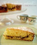 Torta con formaggio spalmabile e crema di nocciole