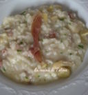 Risotto ai carciofi con tuma e speck