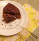 Torta morbidissima al caffè con copertura di cioccolato fondente