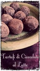 TARTUFI DI CIOCCOLATO AL LATTE