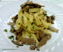 Fettuccine con funghi porcini e tartufo