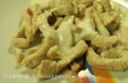 Straccetti di tacchino con Speck e crema di Pecorino