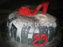 Torta un po' "Sex and the City"... ;-) per Mariagrazia!