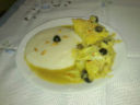 Stoccafisso con olive e polenta bianca