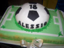 Per due diciottenni molto sportivi...Torta con pallone da calcio e torta moto!!!!!!